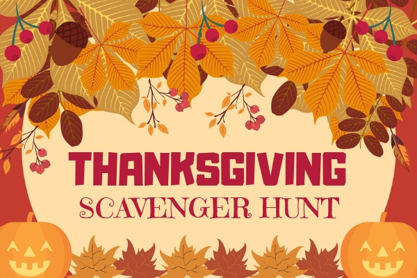 Thanksgiving Scavenger Clue Hunt Ideas