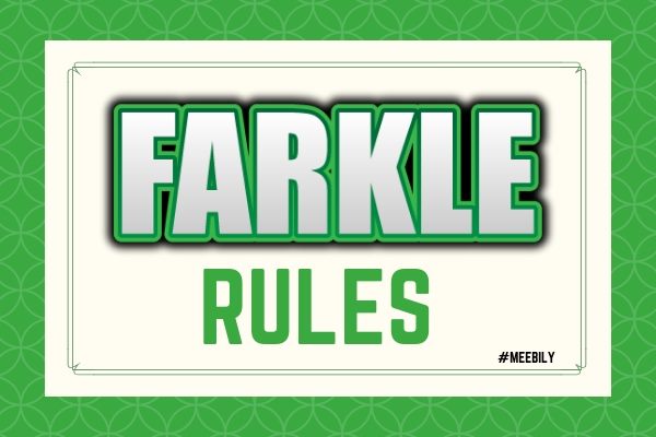Farkle RULES, How to Play Farkle Dice Game